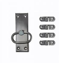 Kit 5 Cremona Inox + 5 Vara p/ Cremona Inox 1,10m - Feltrin