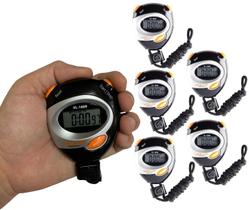 Kit 5 Cronômetros Progressivo Digital E Alarme VL1809 Vollo Sports