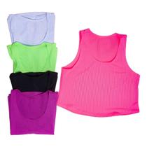 Kit 5 Cropped Dry Fit Para Academia Corrida Estilo Conforto