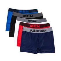 Kit 5 Cueca Boxer Microfibra Box Atacado Masculina - MEN