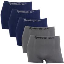 Kit 5 Cueca Boxer Reebok Masculina Premium Classic Microfibra