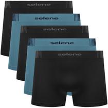 Kit 5 Cueca Infantil Selene Sem Costura Menino Confortável