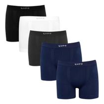 Kit 5 Cueca Lupo Boxer Masculina Micromodal Sem Costura 661