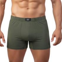 Kit 5 Cueca Microfibra Boxer Confortável Forro Algodão Lisa Empório Da Roupa Kit 5 Cueca Microfibra Boxer Confortável Forro Algodão Lisa Empório Da Roupa