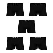 Kit 5 Cueca Polo Star Boxer Box Masculina Preta