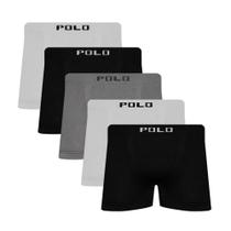 Kit 5 Cueca Polo Star Boxer Box Masculina Sortida