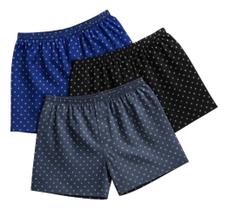 Kit 5 Cueca Samba Canção Masculino Confortável Short De Dormir Pijama Adulto Fresquinho Não Aperta