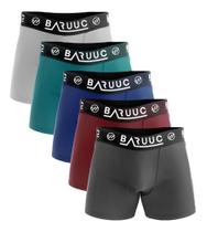 Kit 5 Cuecas Algodao Box Boxer Masculina Cotton Reforçadas Kit 5 Cuecas Algodao Box Boxer Masculina Cotton Reforçadas