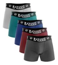 Kit 5 Cuecas Algodao Box Boxer Masculina Cotton Reforçadas Kit 5 Cuecas Algodao Box Boxer Masculina Cotton Reforçadas