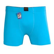 Kit 5 Cuecas Box Boxer Adulto Microfibra Lisa