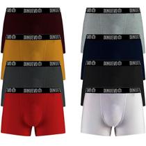 Kit 5 Cuecas Box Boxer Cores Aleatórias Di Nuevo em Algodão Confortável