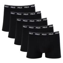 Kit 5 Cuecas Box Boxer Polo Star Cotton Algodão Masculina Sortido