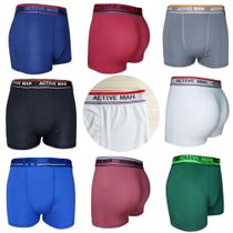 Kit 5 Cuecas Box Masculinas Confortável Original Boxer Cores Sortidas Lisas Microfibra Kit 5 Cuecas Box Masculinas Confortável Original Boxer Cores Sortidas Lisas Microfibra