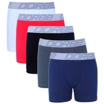 Kit 5 Cuecas Boxer Algodão Infantil
