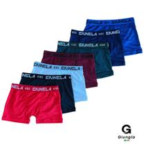 Kit 5 Cuecas Boxer Box Infantil Microfibra Giungla Kit 5 Cuecas Boxer Box Infantil Microfibra Giungla