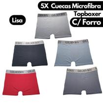 Kit 5 Cuecas Boxer Box Microfibra Masculina Adulto Atacado 5