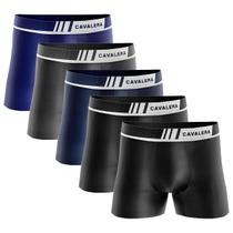 Kit 5 Cuecas Boxer Cavalera Sem Costura Poliamida Original