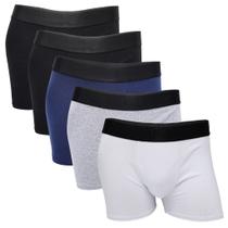 kit 5 Cuecas Boxer de Algodão: Conforto, Qualidade e Estilo - Descubra o Prazer de Vestir a Melhor R