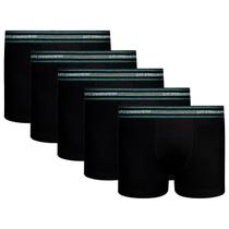 Kit 5 Cuecas Boxer Infantil Lupo Box Criança Algodão Menino - Preto - G Kit 5 Cuecas Boxer Infantil Lupo Box Criança Algodão Menino - Preto - G