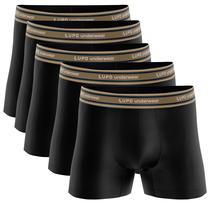 Kit 5 Cuecas Boxer Lupo 523 Algodão Masculina Confortável