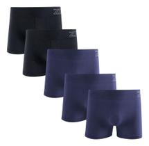 Kit 5 Cuecas Boxer Masculina Microfibra Sem Costura Zee Rucci Premium Kit 5 Cuecas Boxer Masculina Microfibra Sem Costura Zee Rucci Premium
