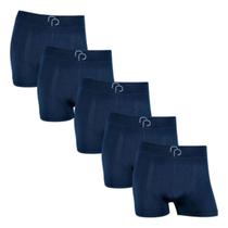 Kit 5 Cuecas Boxer Microfibra Basica Confortável RP Original