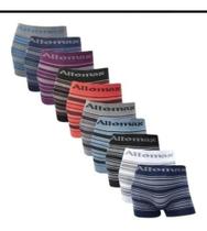 Kit 5 Cuecas Boxer Microfibra Box Adulto
