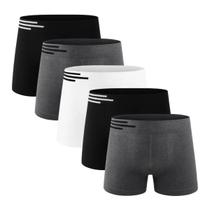 Kit 5 Cuecas Boxer Microfibra Up Underwear 436 Sortido