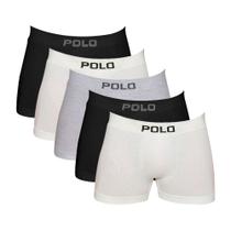 Kit 5 Cuecas Boxer Polostar Algodão Masculina Sortida Kit 5 Cuecas Boxer Polostar Algodão Masculina Sortida