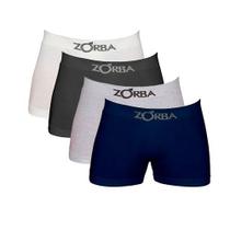 Kit 5 Cuecas Boxer Sem Costura Zorba Adulto Masculino 781 - Sortida