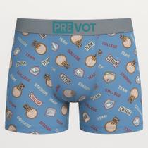 kit 5 cuecas boxers estampadas microfibra original Prevot
