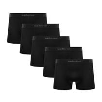 Kit 5 Cuecas Microfibra Boxer Box Modelo Sem Costura Menino Infantil