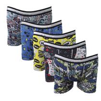 Kit 5 Cuecas Moda Íntima Masculina Modelo Boxer Conforto Kit 5 Cuecas Moda Íntima Masculina Modelo Boxer Conforto
