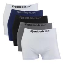Kit 5 Cuecas Reebok Boxer Classic Microfibra Sortido Kit 5 Cuecas Reebok Boxer Classic Microfibra Sortido