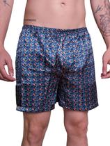 Kit 5 Cuecas Samba Canção Cetim Adulto Seda Short Pijama Kit 5 Cuecas Samba Canção Cetim Adulto Seda Short Pijama