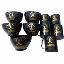 Kit 5 Cumbucas + 5 Canecas Gratidão Lembrancinhas Festas Kit 5 Cumbucas + 5 Canecas Gratidão Lembrancinhas Festas