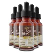 Kit 5 Curcuminol Unilife Abacaxi E Gengibre Em Gotas 30Ml