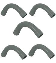 Kit 5 curva 1/2 90 pvc cinza com bolsa masster