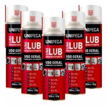 Kit 5 Desengripante Lubrificante Óleo 300ml Moto Bicicleta