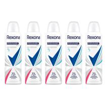Kit 5 Desodorante Rexona Sem Perfume Aerosol Antitranspirante 72h 150ml