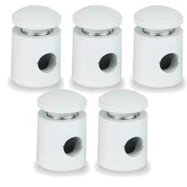 Kit 5 Desviadores Fio Pendente Luminária Lustre Teto Branco