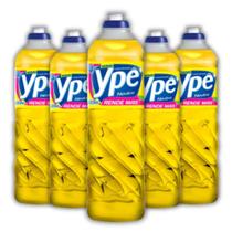 Kit 5 detergente lava louça neutro ype 500ml rende mais - envio imediato