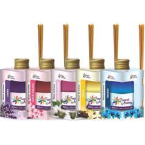 Kit 5 Difusor Aromatizante 250Ml Aromatizador De Ambiente - Tropical Aromas