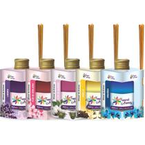 Kit 5 Difusor Aromatizante 250ml Aromatizador de Ambiente - Tropical Aromas