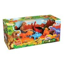 Kit 5 Dinossauros Filhotes De Brinquedo P/ Criança Adijomar