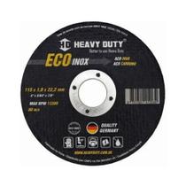 Kit 5 Disco Corte Aço Ecoinox 4.1/2" - 115x1,0x22,2mm