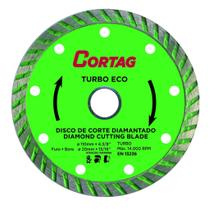 Kit 5 Disco Corte Diamantado Pisos Porcelanatos Concretos Cortag