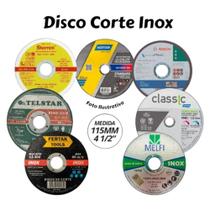 Kit 5 Disco Corte Inox FineCut 4.1/2" x 1mm x 22mm uso em Esmerilhadeira para Acabamento Extra Fino
