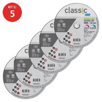 Kit 5 Disco De Corte Fino Inox 7 X 1,6 Esmerilhadeira Norton Kit 5 Disco De Corte Fino Inox 7 X 1,6 Esmerilhadeira Norton
