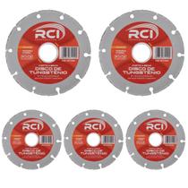 Kit 5 Disco De Corte Tungstênio 110mm X 22,23/20 Madeira RCI Kit 5 Disco De Corte Tungstênio 110mm X 22,23/20 Madeira RCI